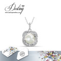 Destiny Jewellery Crystal From Swarovski New Pearl Set Pendant and Earrings